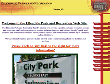 Tablet Screenshot of ellendaleparks.org